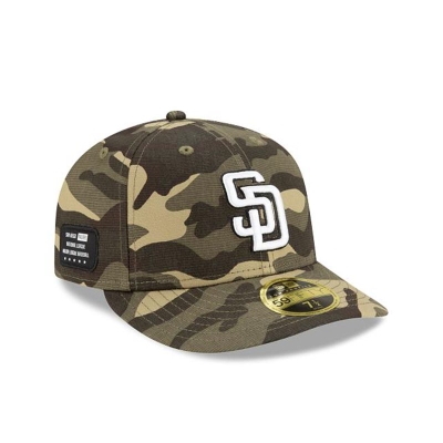 Sapca New Era San Diego Padres MLB Armed Forces Weekend Low Profile 59FIFTY Fitted - Verzi